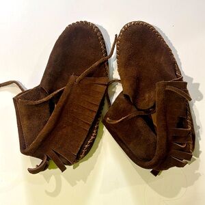 Real leather handmade moccasins women’s size 5